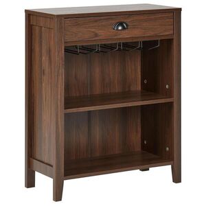 Beliani SIDEBOARD Tmavě hnědý Walkerston obraz