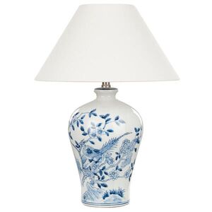 Beliani STOLNÍ LAMPA Bílá Magros obraz