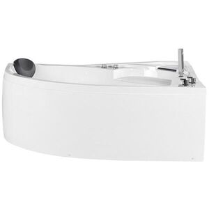 Beliani VÍŘIVÁ VANA s LED 100x150x80 cm bílá Neiva obraz
