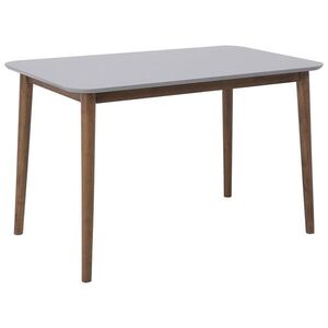 Beliani JÍDELNÍ STŮL 118/77/73 cm Světle šedý Obdélníkový Modesto obraz