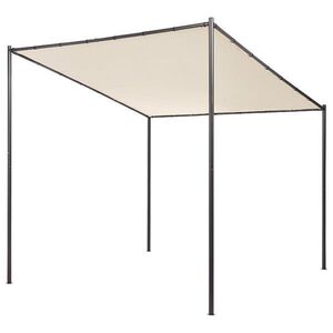 Beliani PERGOLA Ocel béžová 282/294 cm Vimino obraz