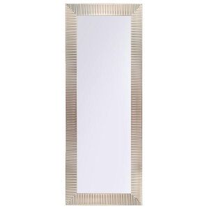 Beliani NÁSTĚNNÉ ZRCADLO zlaté obdélníkové 50/130 cm Draveil obraz