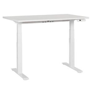 Beliani PSACÍ STŮL bílý 120/72 cm elektrický výškově nastavitelný Destines obraz