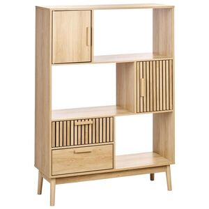 Beliani REGÁL 140 cm Světle hnědý Lynwood obraz