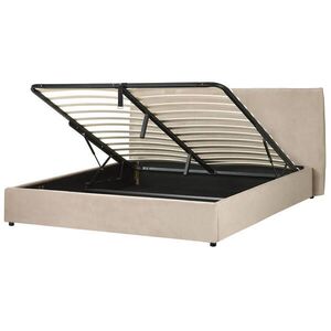 Beliani ČALOUNĚNÁ POSTEL 180/200 cm Taupe Lavaur obraz
