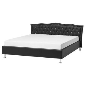 Beliani POSTEL 160/200 cm Černá Metz obraz