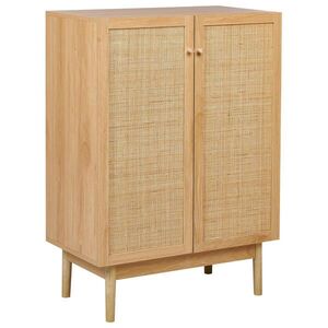 Beliani SIDEBOARD Světlejší Odstín dřeva Nivo obraz