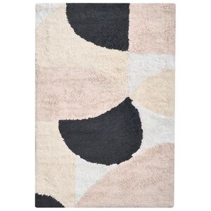Beliani KOUPELNOVÁ PŘEDLOŽKA Béžová 60/90 cm Bavlna Sanoli obraz