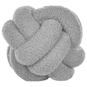 Beliani DEKORATIVNÍ POLŠTÁŘ Šedý 19/19 cm Malni obraz
