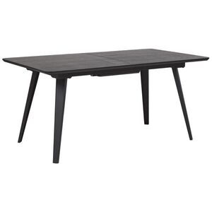 Beliani JÍDELNÍ STŮL 160-200/90/75 cm Černý Obdélníkový Irvington obraz