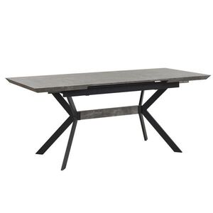 Beliani JÍDELNÍ STŮL 140-180/80/76 cm Světle šedý Obdélníkový Benson obraz