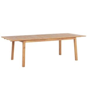 Beliani ZAHRADNÍ STŮL Akáciové dřevo světle hnědý 180-240/100 cm vysunovací Cesana obraz