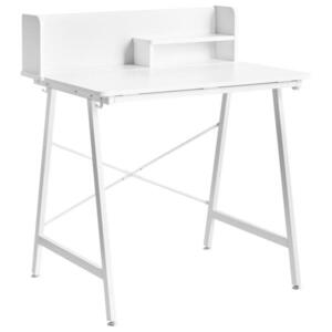 Beliani KRESLICÍ STŮL s sklopnou deskou stolu Bílý 80/62 cm Aland obraz