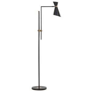 Beliani STOJACÍ LAMPA Černá Melawi obraz