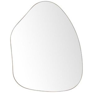 Beliani NÁSTĚNNÉ ZRCADLO Kov zlaté asymetrické 70/92 cm Puteaux obraz