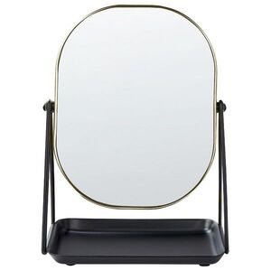 Beliani KOSMETICKÉ ZRCADLO 20/22 cm zlaté Correze obraz