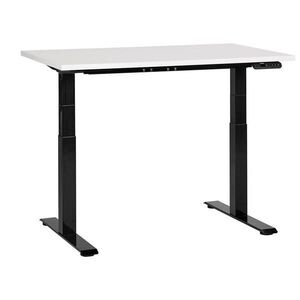 Beliani PSACÍ STŮL bíločerný 120/72 cm elektrický výškově nastavitelný Destin III obraz