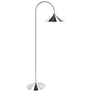 Beliani STOJACÍ LAMPA Stříbrná Savegre obraz