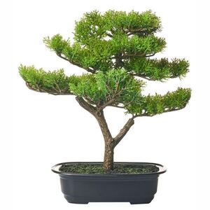 Beliani UMĚLÁ ROSTLINA v květináči 37 cm Zelená Pine obraz