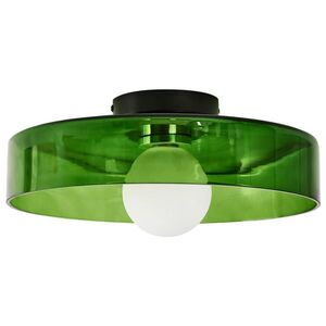 Beliani STROPNÍ LAMPA Zelená Luguse obraz