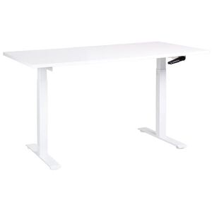 Beliani PSACÍ STŮL bílý 160/72 cm manuální výškově nastavitelný Destin III obraz