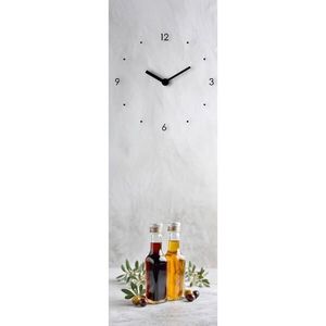 Euroart NÁSTĚNNÉ HODINY vícebarevná, bílá 20/60/3.1 cm obraz