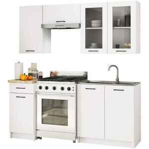 RAUMHIRSCH FURNITURE KUCHYŇSKÝ BLOK Bílá 203/180/46 obraz