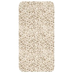 OnlyWow KOUPELNOVÁ PŘEDLOŽKA Leopard - Classic - Béžová 60x120 cm obraz