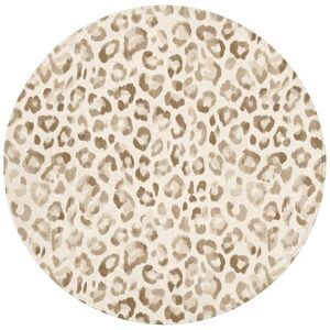 OnlyWow KOUPELNOVÁ PŘEDLOŽKA Leopard - Classic - Béžová 70x70 cm obraz