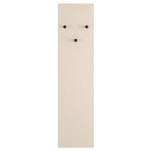 Selsey NÁSTĚNNÝ VĚŠÁK Caletto béžový, se 3 háčky, 34 cm obraz