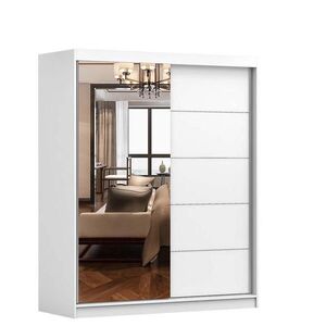 imoebel24 SKŘÍŇ s otočnými dveřmi Bono 05 160 cm 160200/61 cm, 2dveřová, bílý obraz