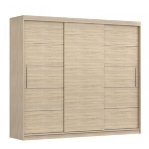 imoebel24 SKŘÍŇ s otočnými dveřmiAlba II 250 cm 250/218/61 cm, 3dveřová, dub sonoma obraz