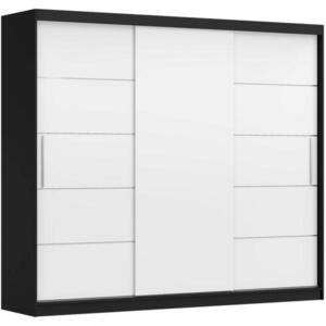 imoebel24 SKŘÍŇ s otočnými dveřmiAlba II 250 cm 250/218/61 cm, 3dveřová, bílý obraz