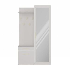 RAUMHIRSCH FURNITURE ŠATNÍ SKŘÍŇ Se zrcadlem Duo Kašmír 100 obraz