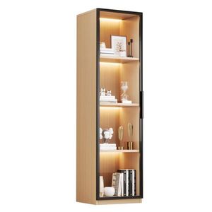 FLIEKS VITRÍNA 40cm Dub Sklo LED Soft Close obraz