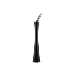 Dřevěný mlýnek na pepř, černý, prům. 8.5 cm - Alessi obraz