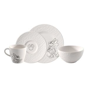 Snídaňová sada Manufacture Rock blanc - Mickey Mouse, 4 ks - Villeroy & Boch obraz