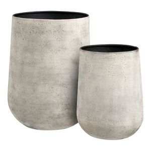 Dekorativní květináč Hou, antická béžová, sada 2 ks - House Nordic obraz