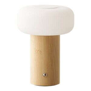 Stolní lampa Stafford, dobíjecí, přírodní/bílá - House Nordic obraz