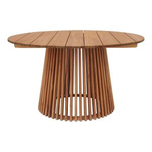 Jídelní stůl Lorca, přírodní teak, ø 120 cm - House Nordic obraz