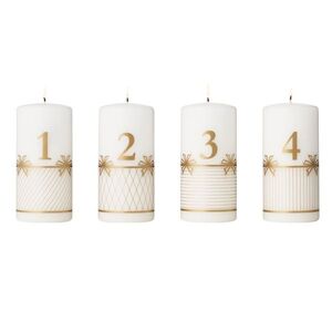 Adventní svíčky 2025 zlaté, 4ks - Georg Jensen obraz