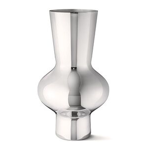 Váza Alfredo z nerezové oceli, velká - Georg Jensen obraz