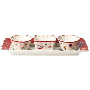 Vánoční misky na dip s tácem, set 4ks, kolekce Toy's Delight - Villeroy & Boch obraz