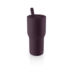 Cestovní termosklenice Sip'n'Go 0, 6 l s brčkem, fialová Fig purple - Eva Solo obraz