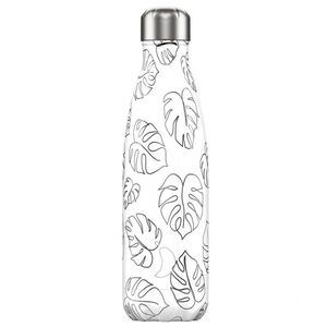 Chilly's Bottles Termoláhev Chilly's Original 500 ml, Line Art Leaves obraz