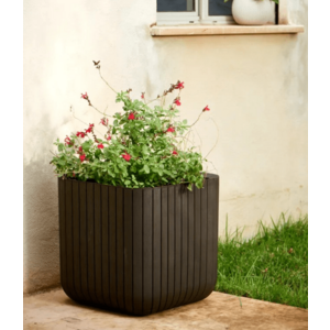 KETER Květináč BRICK PLANTER ML | hnědá obraz