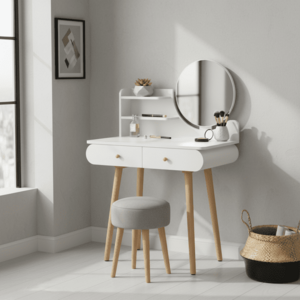 ArtJum Toaletní stolek SCANDI bílá | CM-891920 obraz