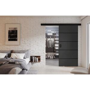 KIER Posuvné dveře WERDI PLUS | 90 cm Barva: Grafit - Antracit obraz
