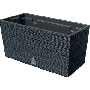 ProsperPlast Květináč FURU CASE | antracit 39, 5 cm obraz