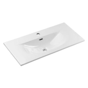 ArtCom Keramické umyvadlo SKY 3 80 cm | E-8099-3-80 | bílý lesk obraz